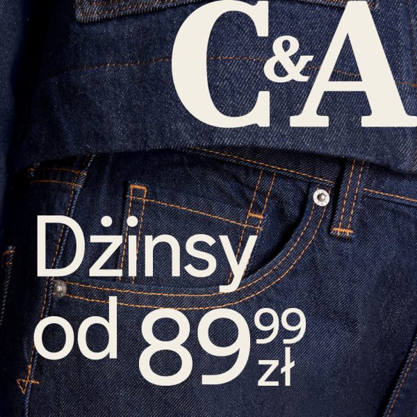C&A - dżinsy już od 89,99 zł