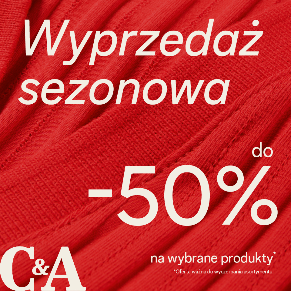 Wybrane produkty do -50% taniej.